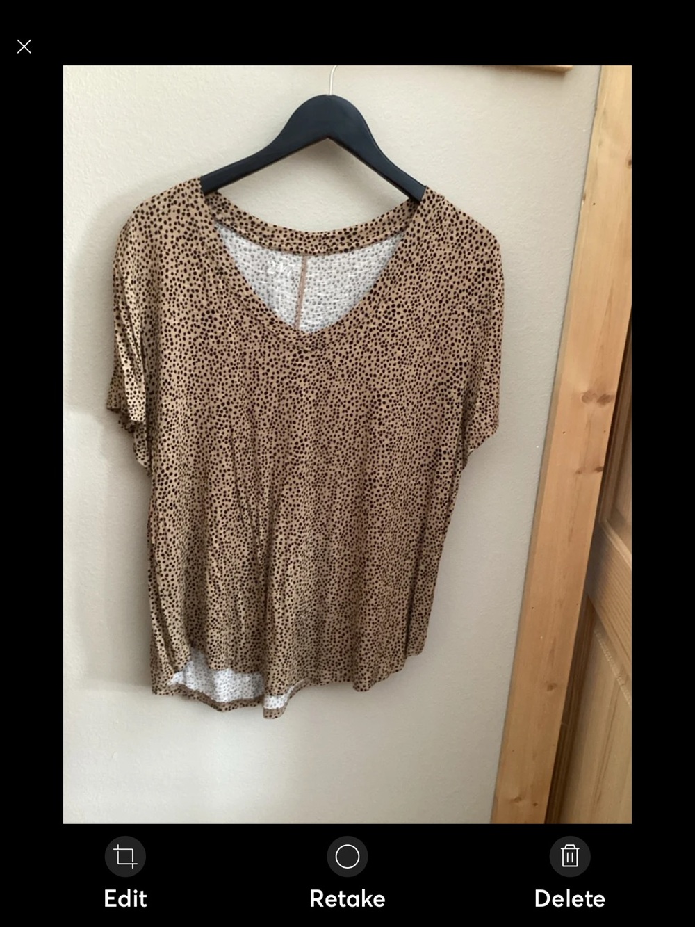 Maurice’s 24/7 Leopard Print V-Neck Women’s Top